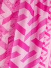 Monogram-print scarf