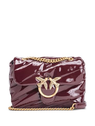 PINKO - Leather quilted Love Puff Baby crossbody bag