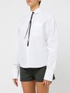 sportmax - Camicia Gesso in cotone con laccio - 1