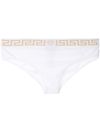 Cotton briefs with Greek pattern