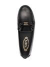 Calf leather loafers with plaque