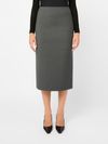 sportmax - Wool Anny midi skirt - 2