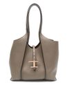 Timeless medium tote bag in leather