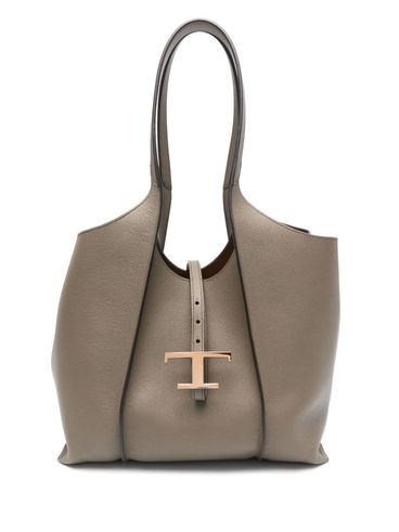 Timeless medium tote bag in leather