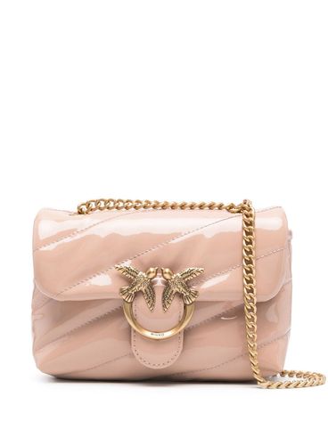 PINKO - Quilted Love Puff Baby crossbody bag