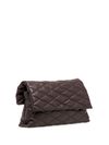 Large quilted Vitto bag in leather