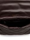 Large quilted Vitto bag in leather