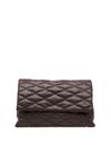 Large quilted Vitto bag in leather