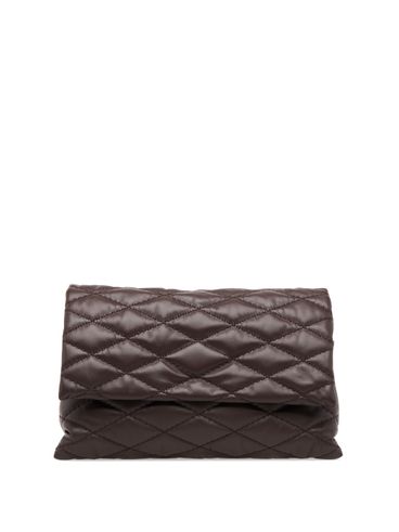 Large quilted Vitto bag in leather