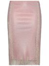 sportmax - Zinnia midi skirt in tulle with rhinestones