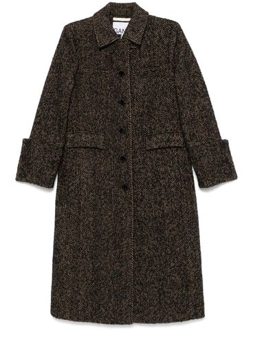 Shitake long coat with pockets