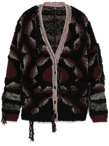 ETRO - Worn-effect wool cardigan