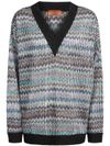 missoni - Maglione multicolore con scollo a V