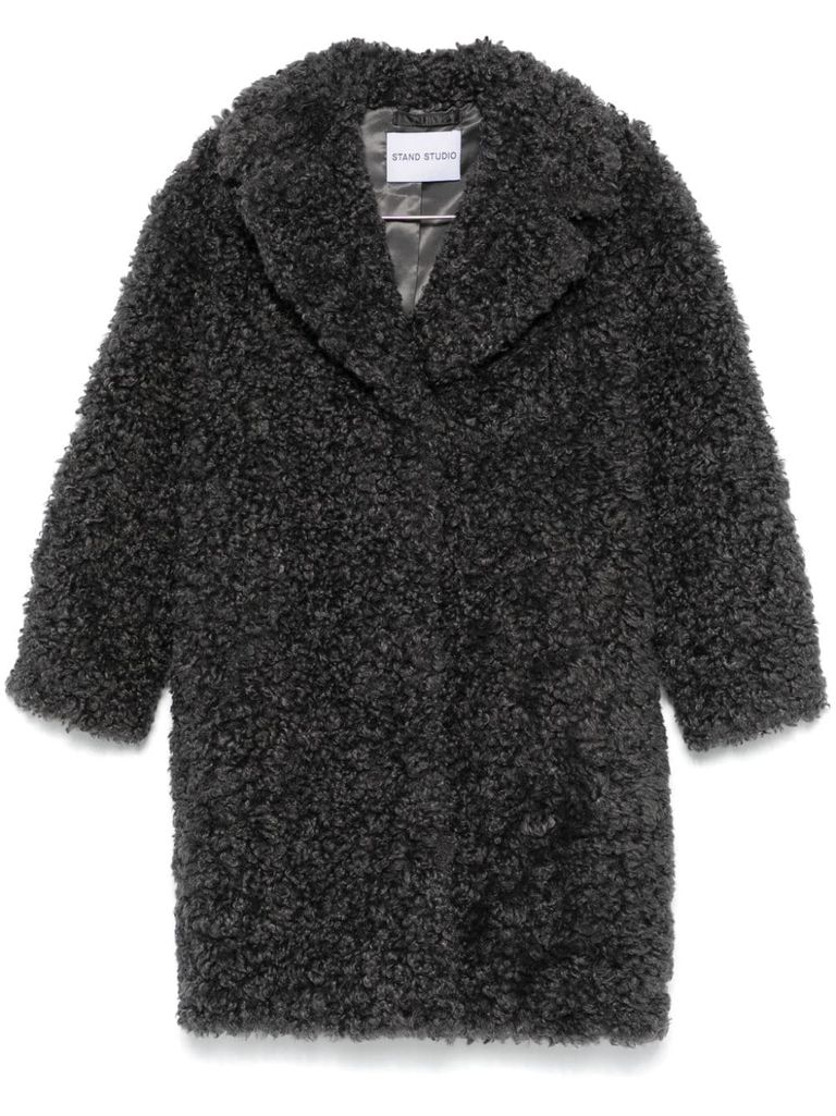 STAND STUDIO CAMILLE COCOON SHEARLING FUR 