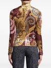 Top con stampa paisley