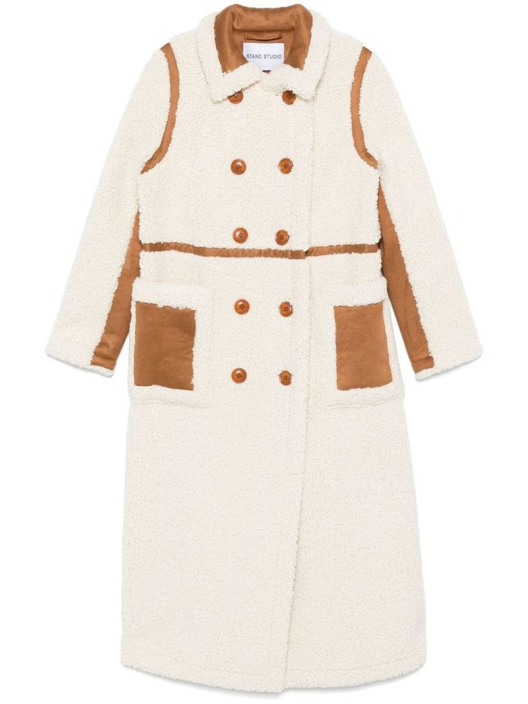 Shop Stand Studio Bibi Shearling Faux Fur In White