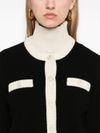 Kendra black wool cardigan