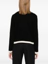 Kendra black wool cardigan