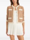 Kendra camel wool cardigan