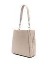 Grey leather McGraw bucket bag