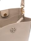 Borsa a secchiello McGraw in pelle grigio