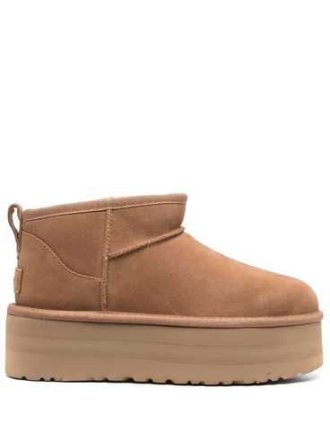 UGG - Classic Ultra Mini platform suede boots.