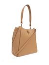 Beige leather McGraw bucket bag