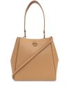 Beige leather McGraw bucket bag