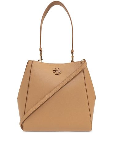 Borsa a secchiello McGraw in pelle beige