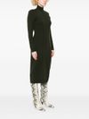 Midi dress in wool and cashmere