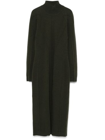 Midi dress in wool and cashmere