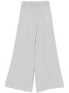 Stella wide-leg pants in wool and cashmere