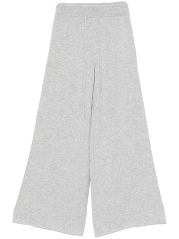 Stella wide-leg pants in wool and cashmere