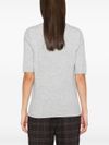 Kylie short-sleeve sweater in wool and cashmere