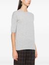 Kylie short-sleeve sweater in wool and cashmere