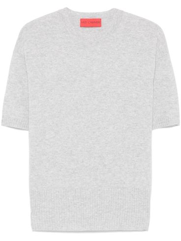 Kylie short-sleeve sweater in wool and cashmere