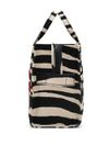 Medium zebra-print cotton tote bag