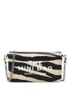 The Mini Bag in zebra-print leather