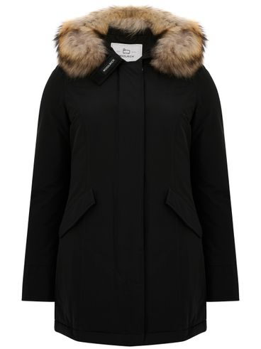 Artic fur-lined padded parka