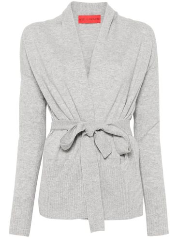 Cardigan Kelly in lana e cashmere con cintura