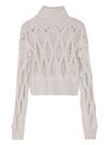 Lyla sweater in perforated cashmere