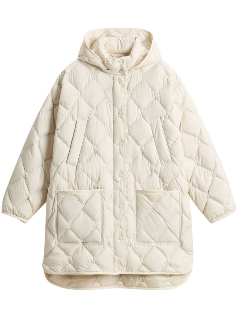 00's woolrich diamond quilt puffa jacket