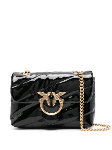 PINKO - Love Puff Baby bag in quilted patent leather