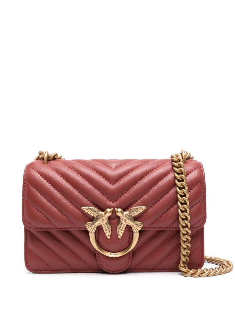 Shop Pinko Love One Mini In Red