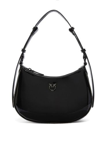 Half Moon Mini bag in leather patent finish