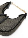 Brioche bag with rhinestone embellishment