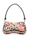 Play shoulder bag in spotted leather