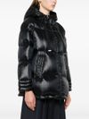 Short puffer jacket with hood