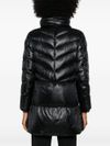 Long padded and quilted puffer jacket