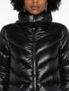 Long padded and quilted puffer jacket